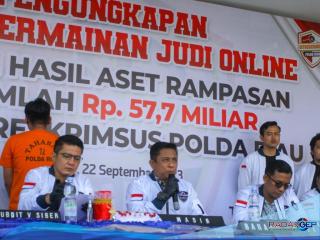 Polda Riau Berhasil Menangkap Kasus Judi Online Dengan Omset Miliaran Rupiah