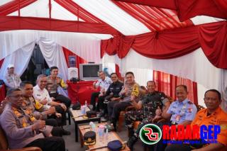 Dampingi Gubernur Riau Dan Forkofimda Riau, Pj Bupati Kampar Tinjau Posko Mudik Perbatasan Riau-Sumbar