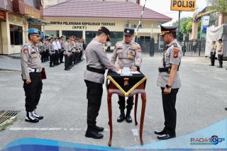 Kompol Oka M Syahrial Resmi Jabat Kapolsek Tenayan Raya