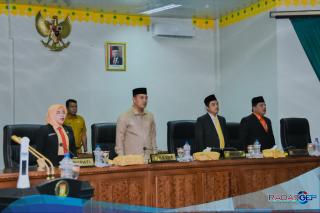 DPRD Kabupaten Kampar Menggelar Rapat Paripurna
