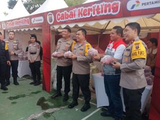 Polda Sumut Gelar Pasar Murah Dalam Rangka Cooling System